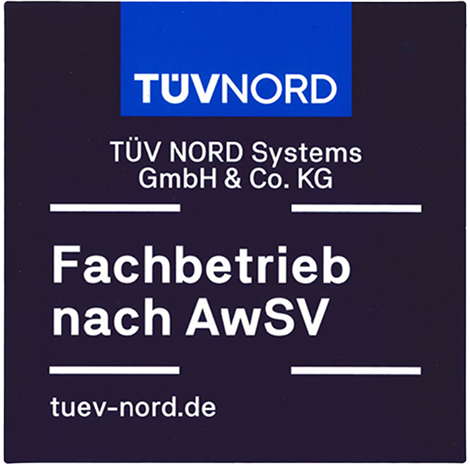 TÜV NORD
Fachbetrieb nach AwSV