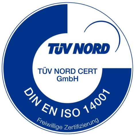 TÜV NORD
DIN EN ISO 14001